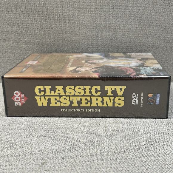 Classic TV Westerns - Collectors Edition (DVD, 2008, 24-Disc Set) 300 NEW SEALED - Picture 6 of 6